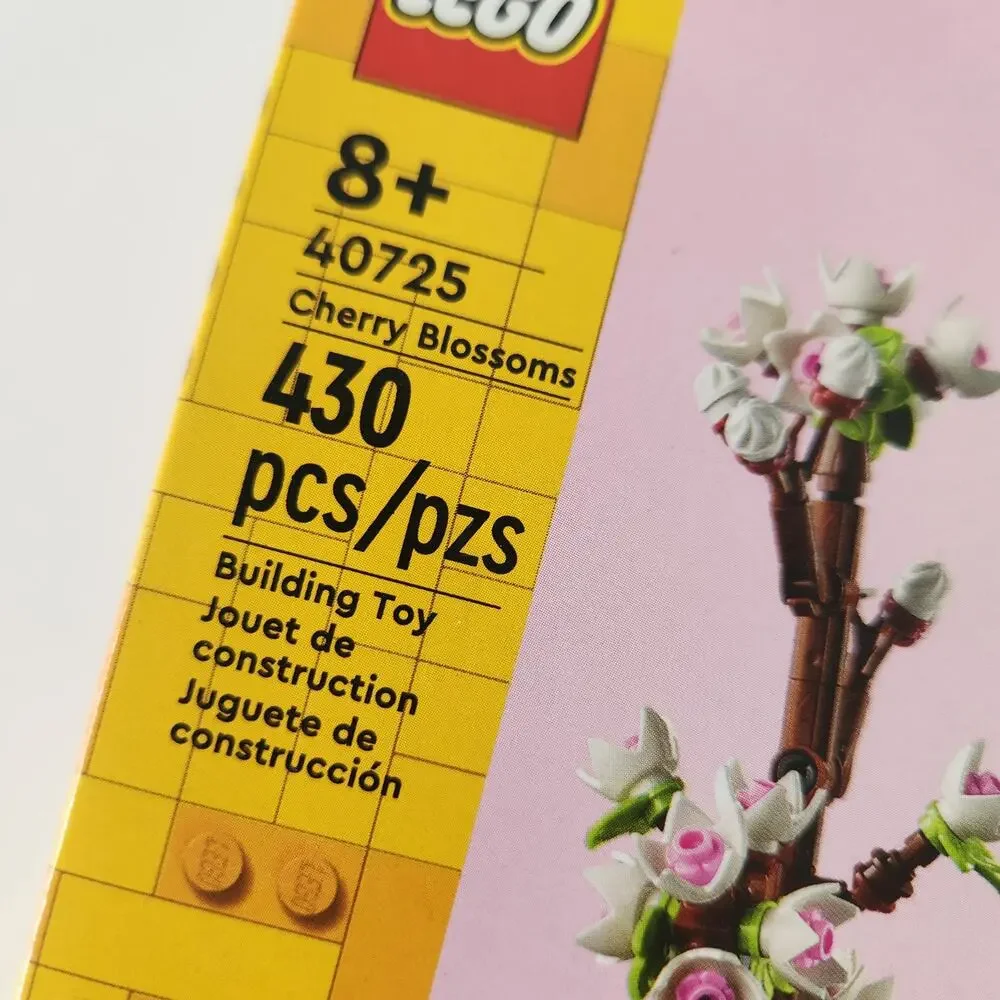 New! LEGO Botanical Flower Lot Cherry Blossoms 40725 Daffodil 40747 Building Set